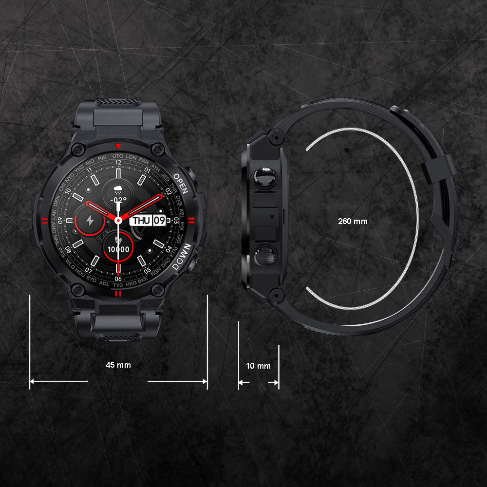 Luxium Crusader Smart Watch 